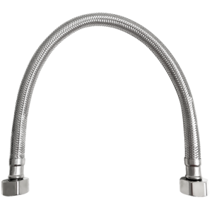ENGATE FLEXIVEL TRANCADO INOX - FÊMEA FÊMEA - 40 CM