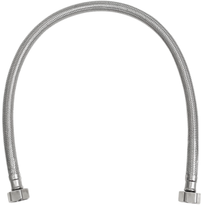 ENGATE FLEXIVEL TRANCADO INOX - FÊMEA FÊMEA - 60 CM