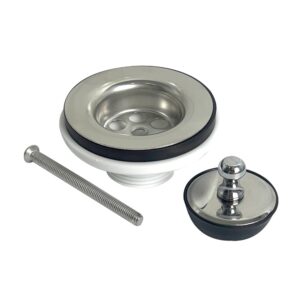 VALVULA LAVATORIO PARAFUSO 7/8 - PLASTICO + INOX