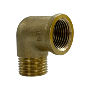 JOELHO 90° MACHO FEMEA BSP - 1/2" - LATAO