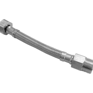 ENGATE FLEXIVEL TRANCADO INOX - 15 CM