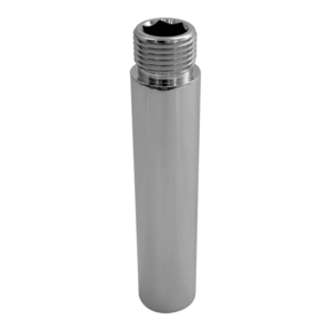 EXTENSAO  EXTRA LONGA SEXTAVADA INTERNA BSP 100 MM - 1/2" - LATAO CROMADO