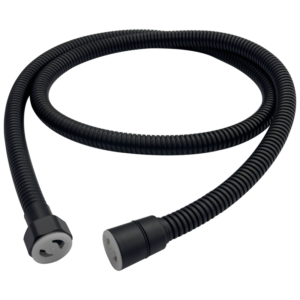 MANGUEIRA FLEXIVEL 120 CM PRETA - INOX
