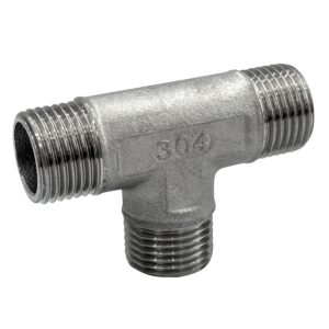 CONEXAO EM T MACHO - 1/2" - INOX